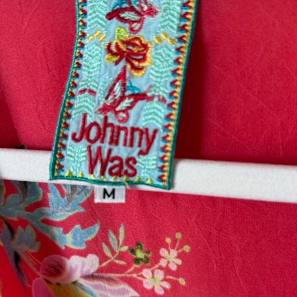 Johnny Was red blouse, size M - Picture 3 of 3